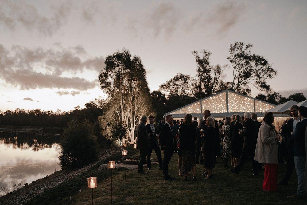VIC marquee wedding