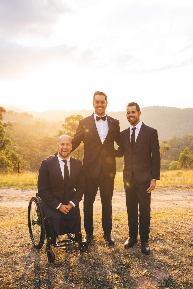 Sunset photography at Blue Mountains wedding