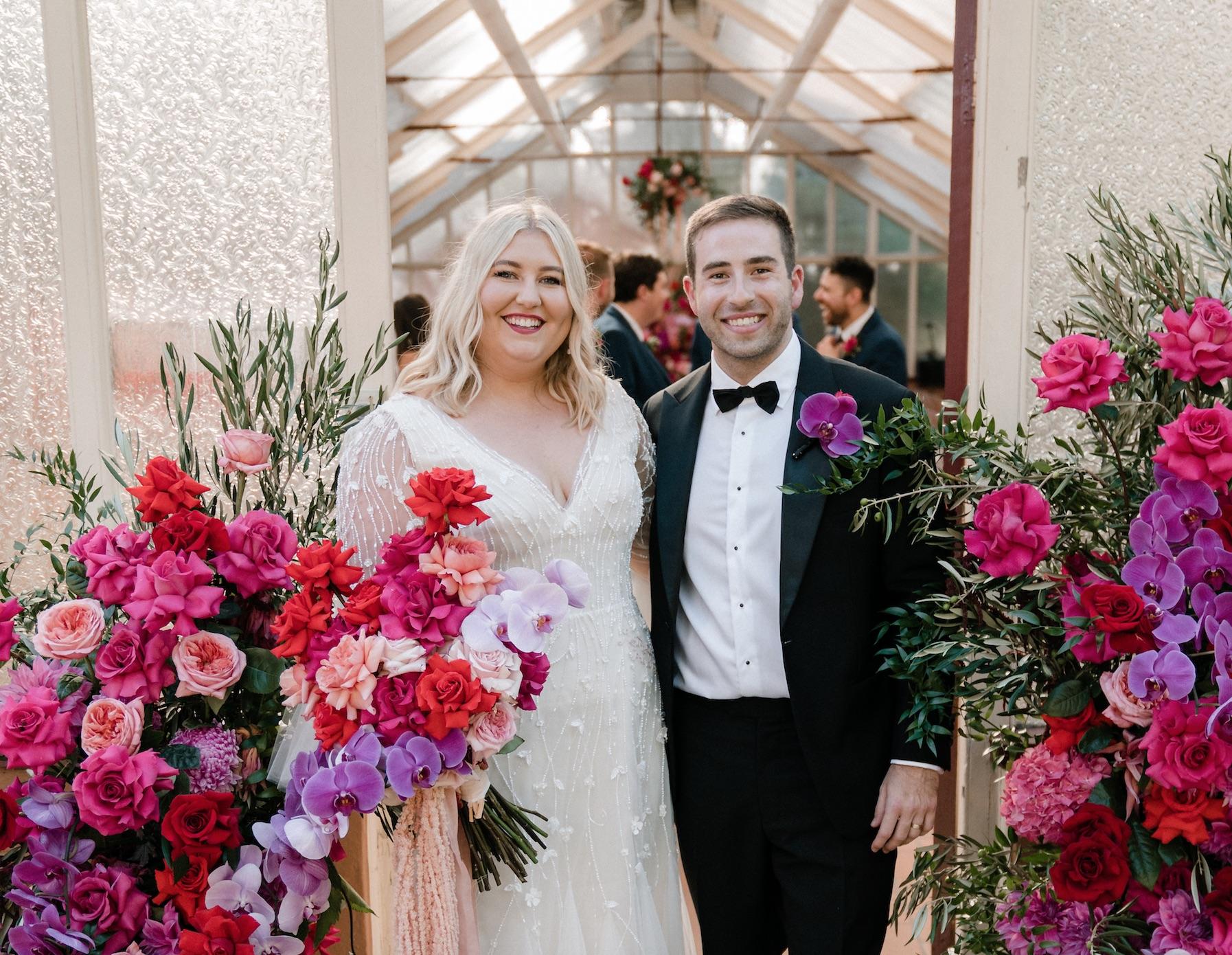 bright floral wedding sydney