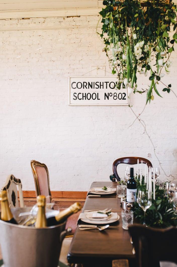 Cornish Town Hall Styled Shoot