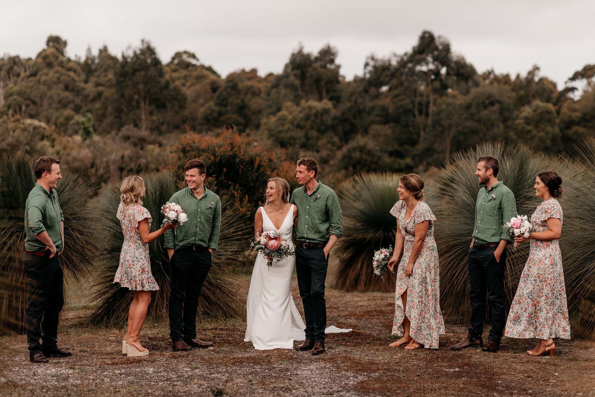 Outdoor wedding venue Tasmania