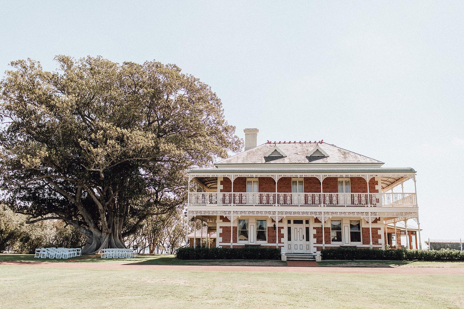 American style wedding venue at Stanley Park in the Hunter Valley