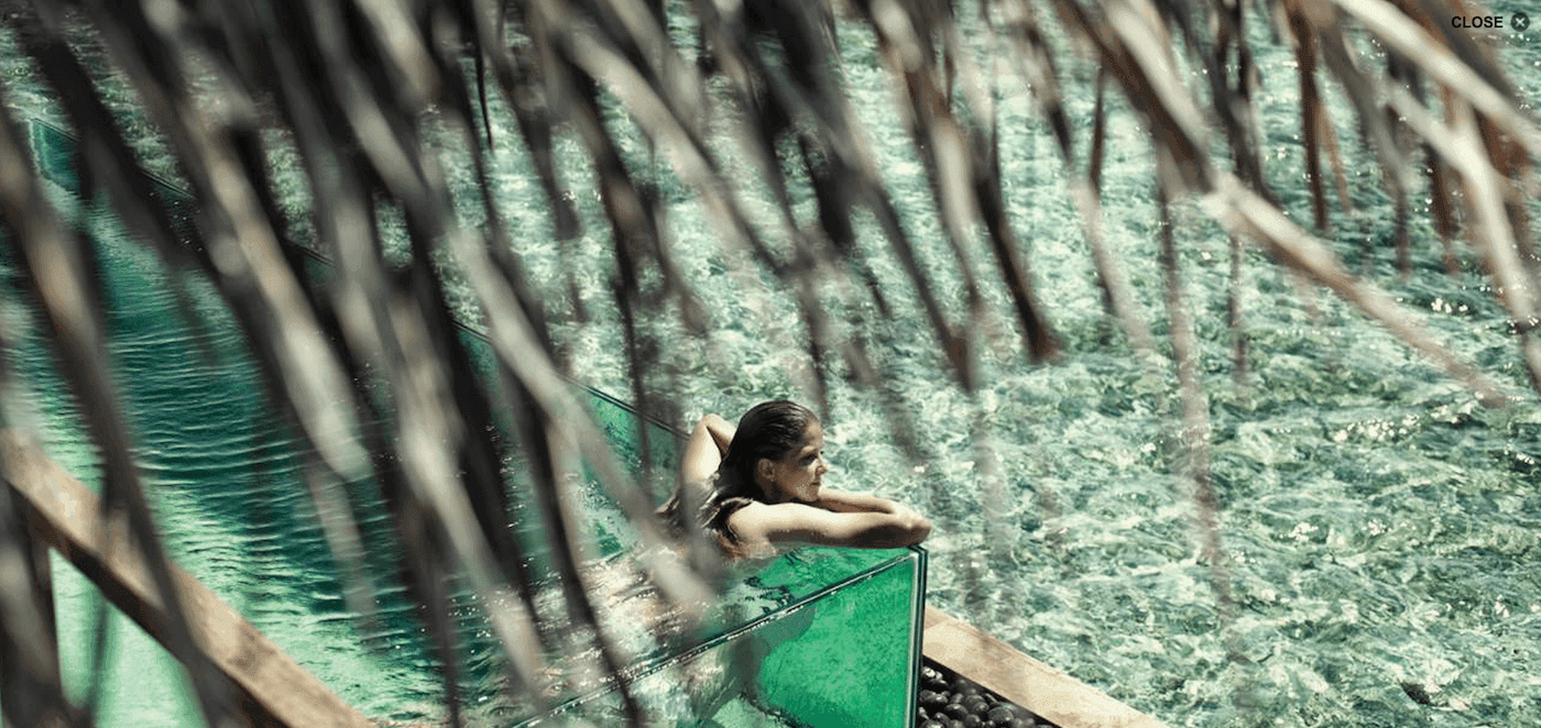 Maldives honeymoon resort