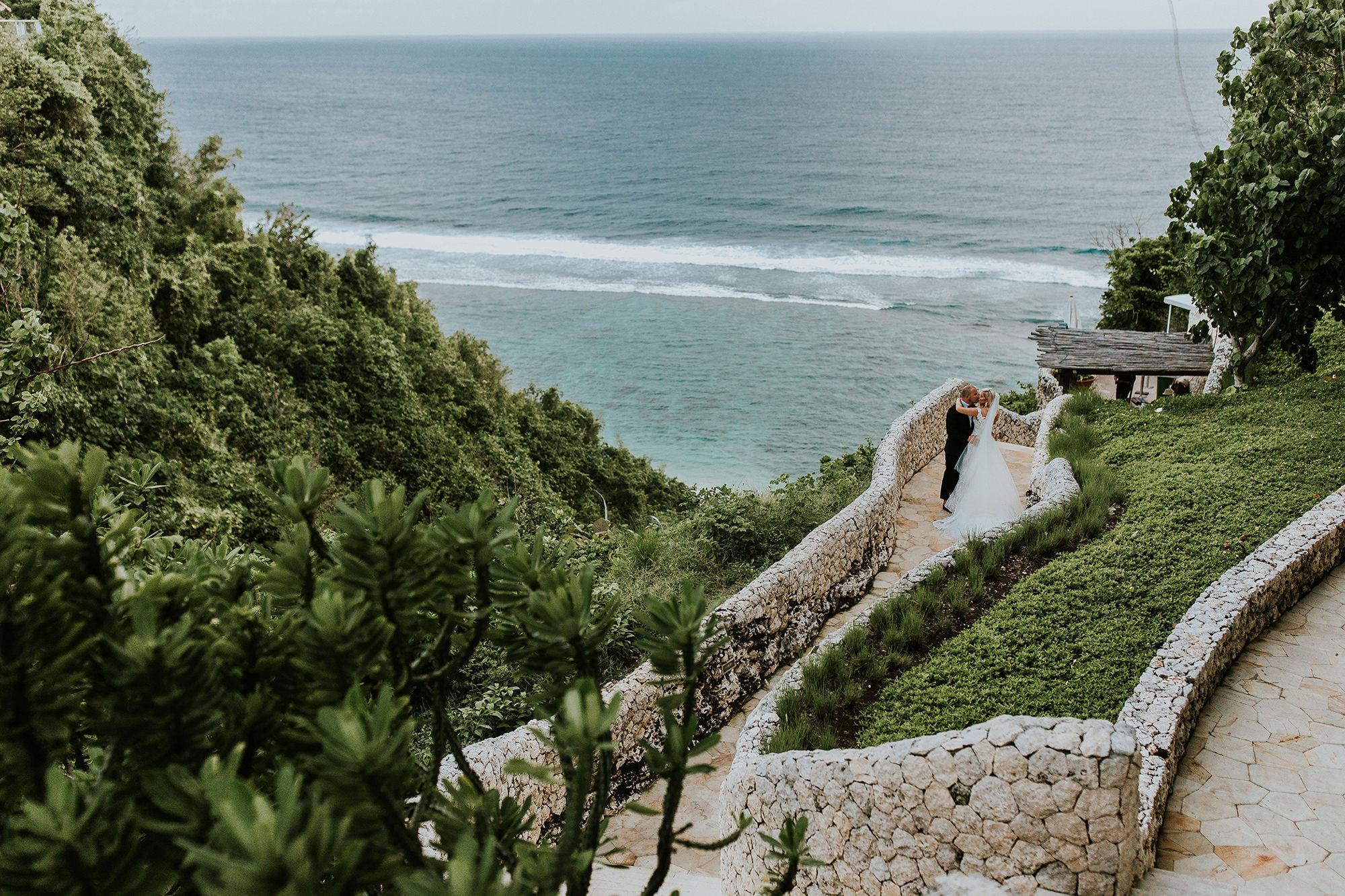 clifftop bali wedding venue